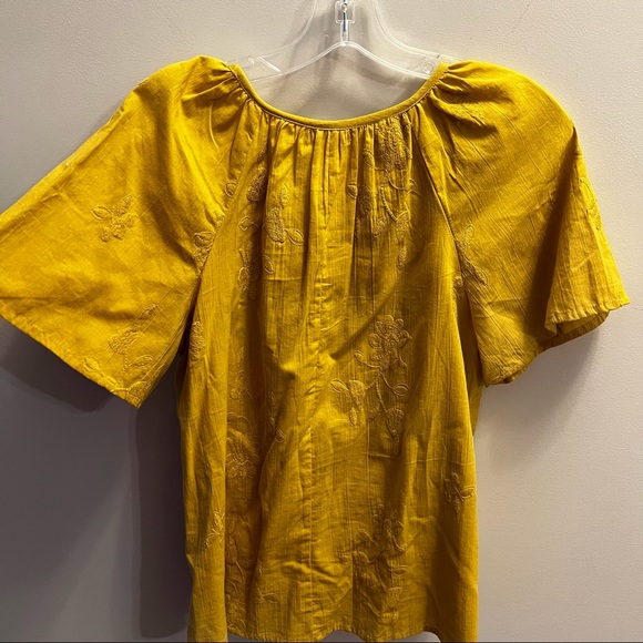 Mustard short sleeves shirt - Picture 4 of 4